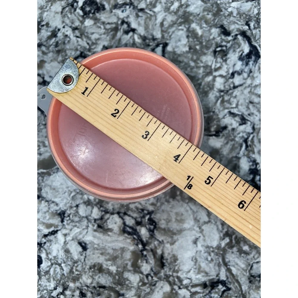 Tupperware Orange 32 oz #321  Container Round With Lid